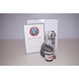 Royal Doulton Dulux Dog Figurine Box with COA