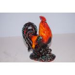 Anita Harris cockerel, signed in gold