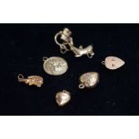 Collection of 9 Carat Gold Charms - 3.6g