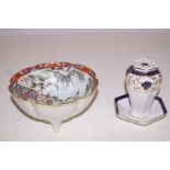 2x Noritake pottery - Bowl and bud vase