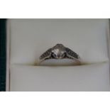9ct gold + silver ring