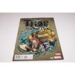 Stan Lee signed "The mighty Thor" comic book. Sign