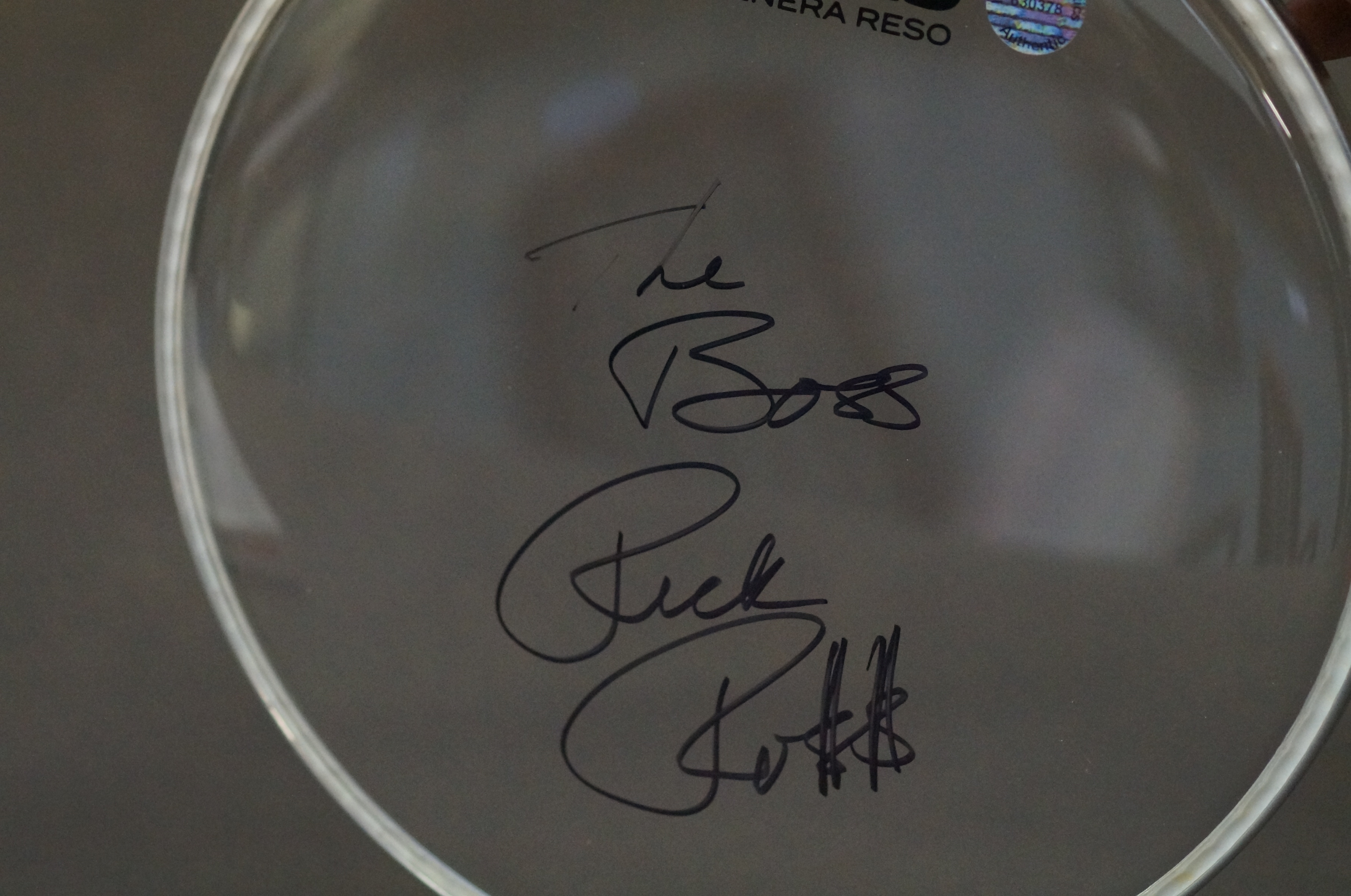 Evans Drum Head signed by 'The Boss' Rick Ross with COA