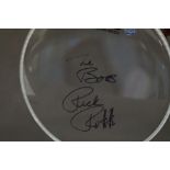 Evans Drum Head signed by 'The Boss' Rick Ross with COA