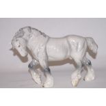 Beswick Dapple Grey Shire Horse - 21cm h