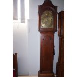 18th century oak longcase clock, by Edward may, He