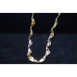 9ct Gold Necklace - Weight 11 grams, Length 40cm