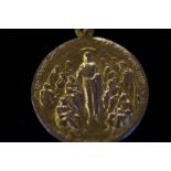 Pope John XXIII 9ct Gold pendant. Total weight 16.