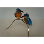 Swarovski Crystal Kingfishers (Old Swan Mark) - 16