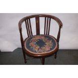 Edwardian tub chair