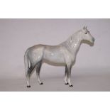 Large Beswick Dapple Grey Race Horse - 19.5cm h