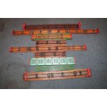 A collection of OO Gauge display track x9, Longest