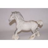 Beswick Dapple Grey Shire Horse- 21cm h