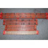 A collection of OO Gauge display track x4, The lon
