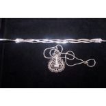 2 Silver Necklaces