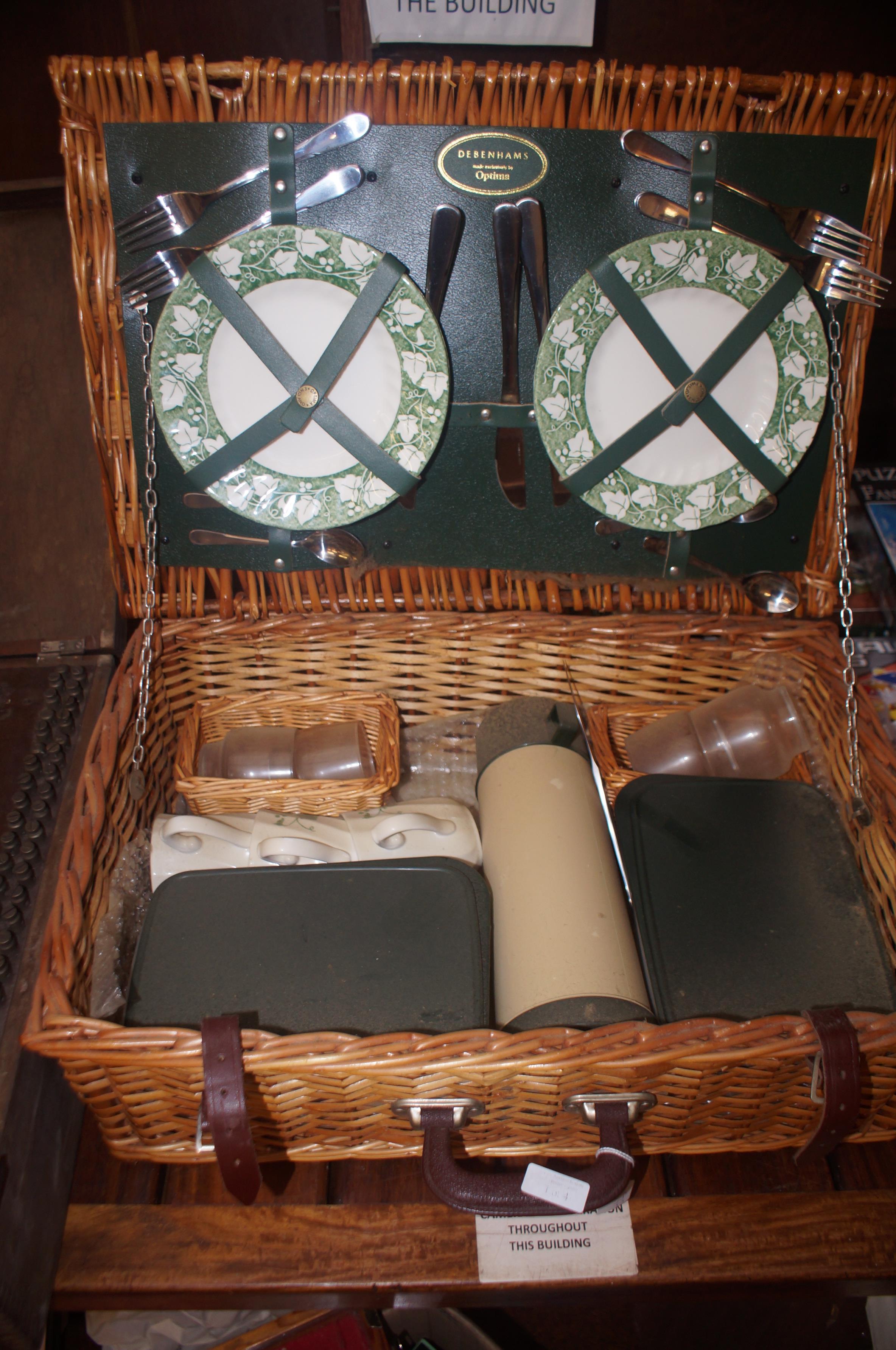 Picnic Basket and Contents