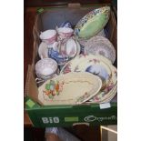 Box of Ceramics to include Maling