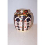 Royal Crown Derby Ginger Jar 1128 Pattern - 17cm H