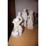 4 Ceramic Figures