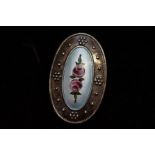 Silver and Enamel Pin Brooch by Charles Horner - 3