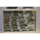 Display Case of Mono Trains - 53 x 82 cm