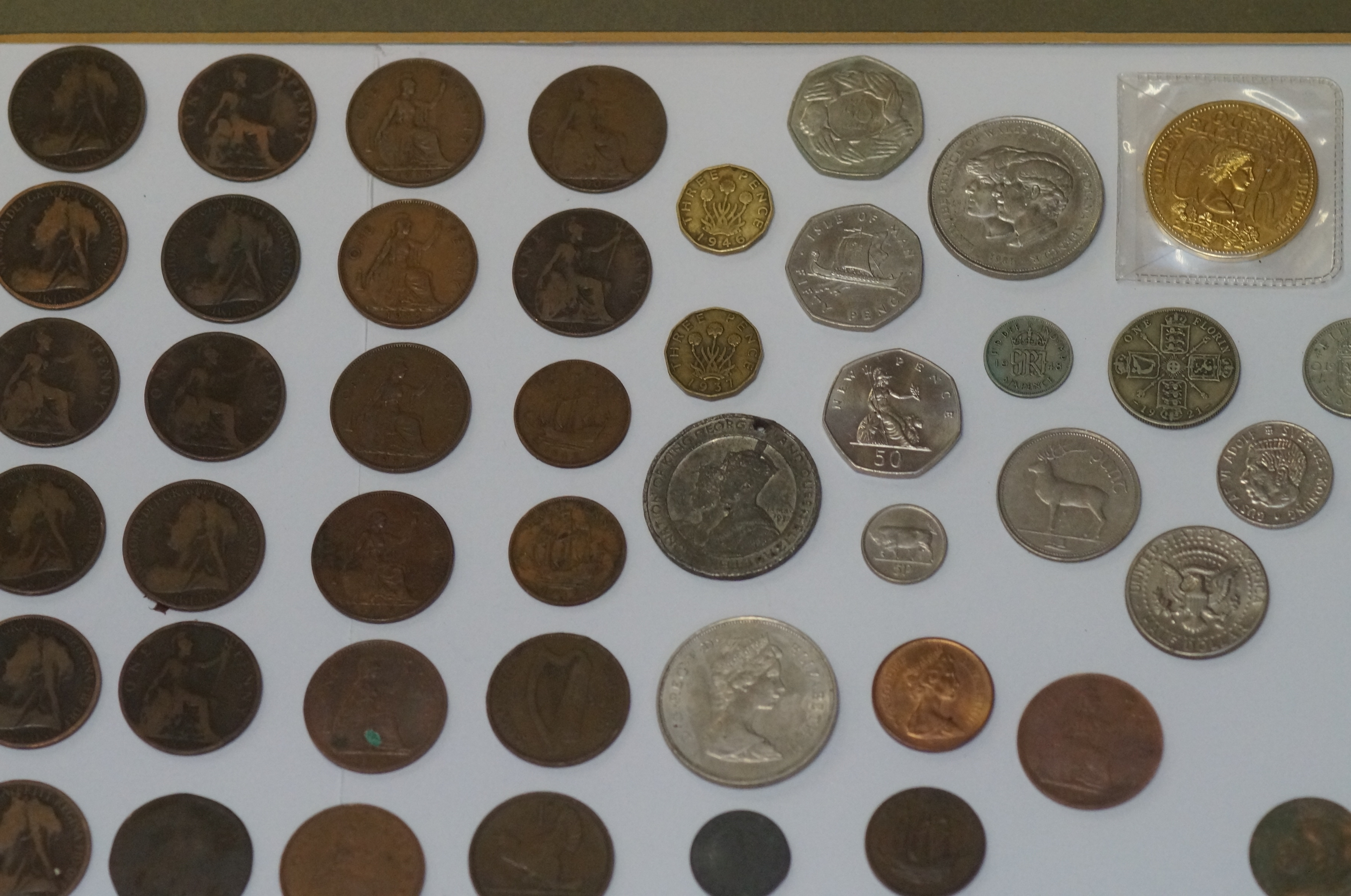 Mounted Coin Collection