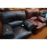 Two leather electric Reclining Chairs