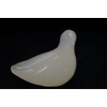 Hadewand Opaline Glass Bird - 6cm