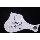 Lady GAGA Signed Guitar Pick Guard with COA and CO