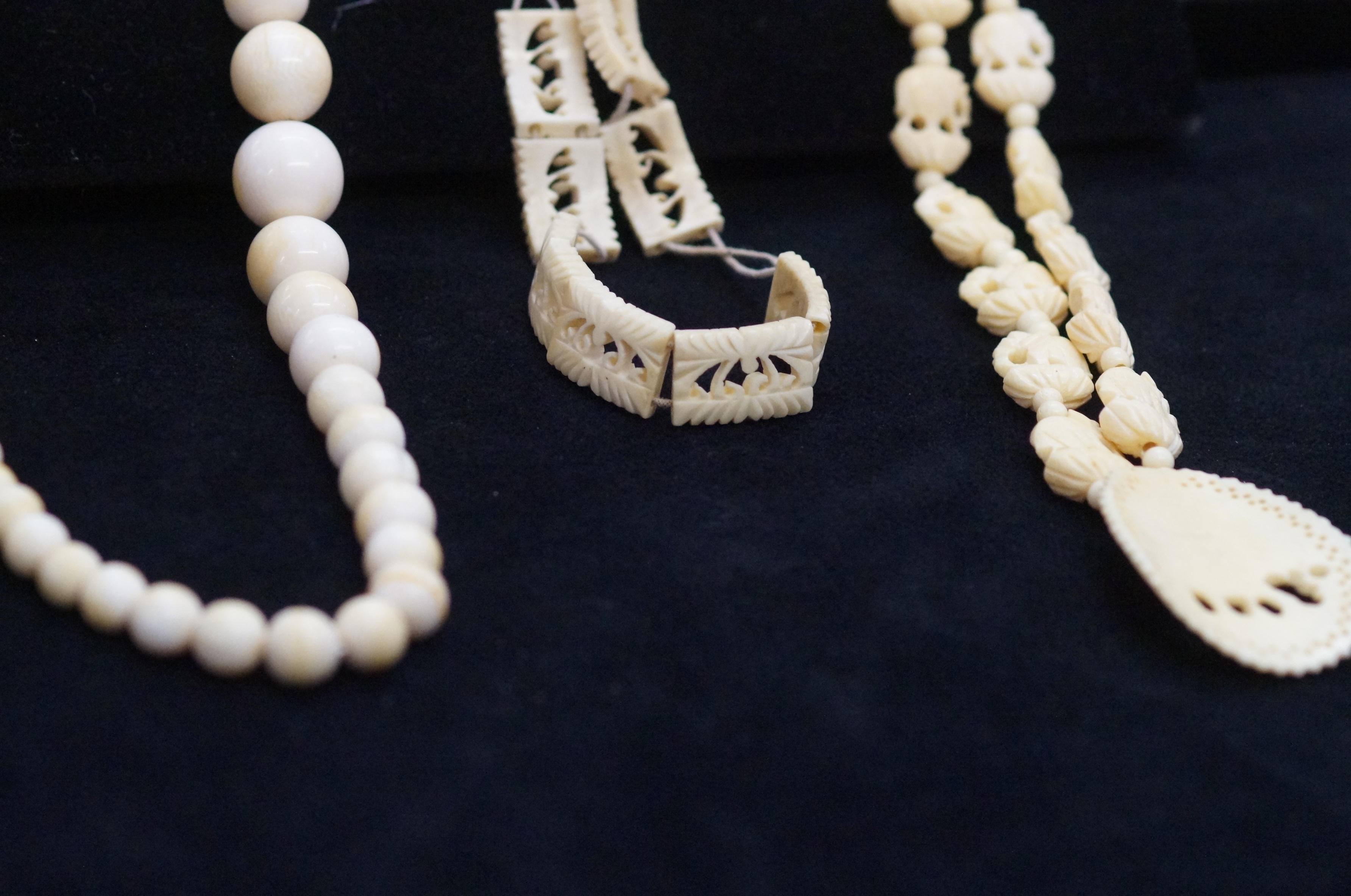 Collection of Bone and Ivory Jewellery