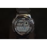 Gents Casio 5 Alarms Chronograph Wristwatch as New