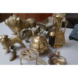 Collection of Brassware