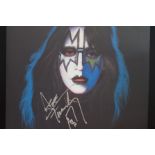 Kiss LP Signed by Ace Frehley with COA Stamp from