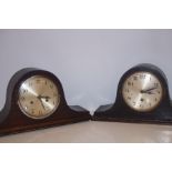 Two Napoleon Hat Clocks with Keys