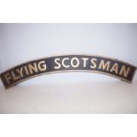 Flying Scotsman Cast Iron Sign - 89cm