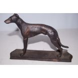 Bronze Model of Greyhound - 20cm Wide