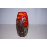 Anita Harris rabbit vase, signed in gold