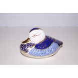 Royal Crown Derby Duck with gold stopper