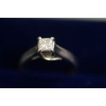 Platinum Solitaire Diamond Ring, Diamond Size 0.25