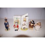 Collection of Beatrix Potter Figurines x5