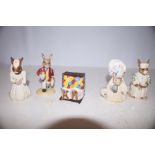 Collection of Beatrix Potter Figurines x5