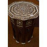 Anglo Indian Table with Mother of Pearl Inlay (Som