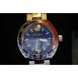Gents Vostok 31 jewel divers wristwatch