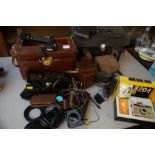 Collection of Vintage Photography Equipment and Vi