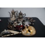 Silver Plated Tea Set, Facemasks and Others