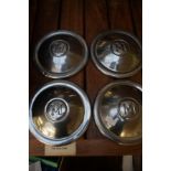 4 Vintage Morris Minor Hub Caps