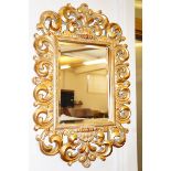 Gilt framed bevelled Mirror