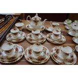 Royal Albert Old Country Rose Tea Set (All first q