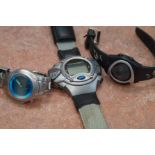 Fossil Wrist Watch and Two Others