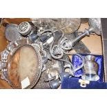 Box of Silver Plated Ware